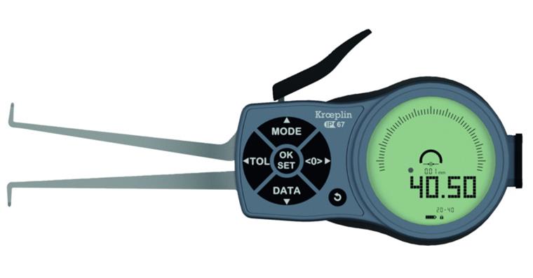 Digital internal quick probe deg. of protect. IP 67 type L220 MR 20-40 mm