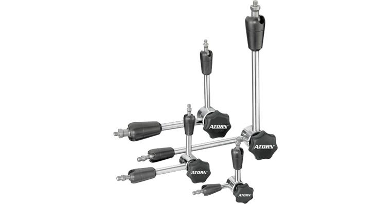 ATORN 3D art. measuring arm, central clamping, maintenance-free, radius 288 mm