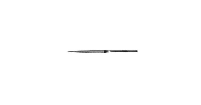 Precision needle file, knife shape, length 140 mm, cut 2