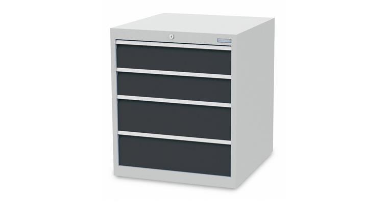 1099521140 Drawer cabinet W705xD736xH819mm 4 drawers RAL7035/7016