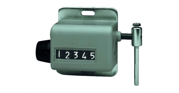 Stroke counter 5 digits key zero position max. 500 strokes/min. 70x60 mm