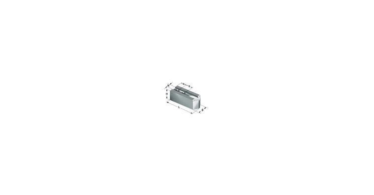 Soft interch. jaw grip long serration 1/16 in x 90° f. chuck dia. 400/500/630 mm