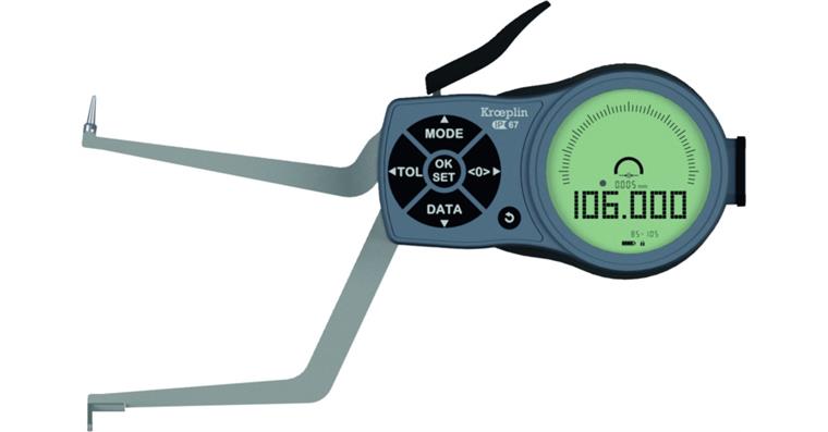 Digital 3-point internal quick probe IP 67 type L285P3 measuring range 85-105 mm