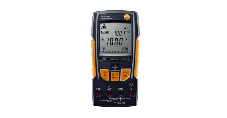 Multimeter testo 760-3 TRMS including 1 set of measuring leads
