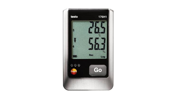 Data logger for temperature and humidity testo 176 H1