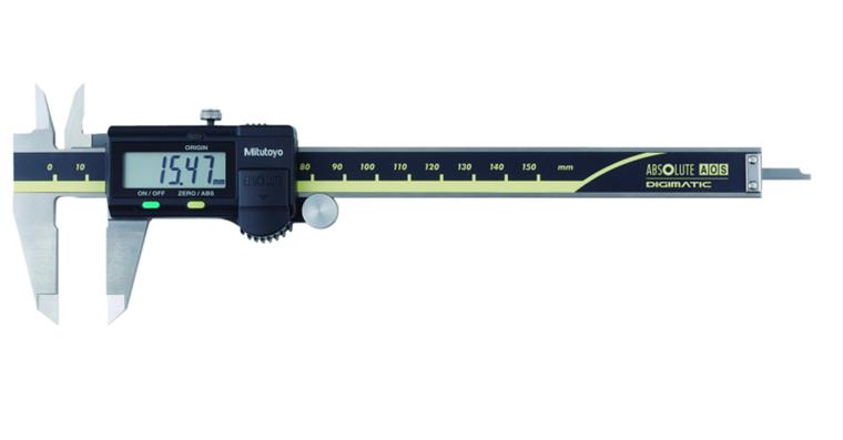 Callipers with carbide measuring surfaces 0-150 mm with drive roller