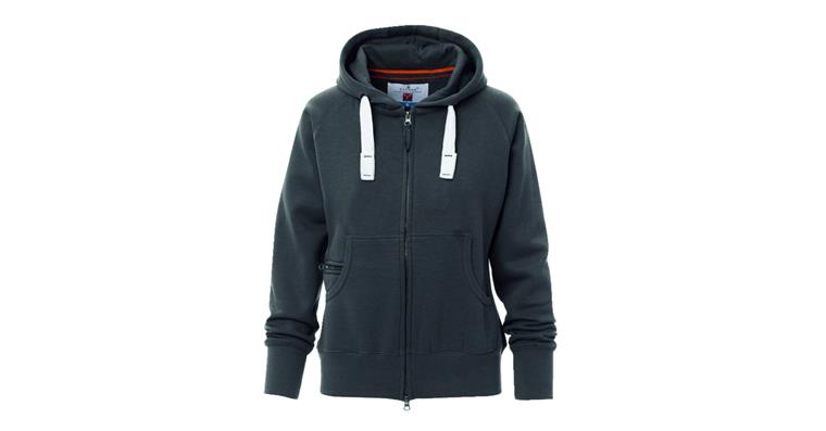 Damen Kapuzen-Jacke Dallas rauchgrau Gr. M