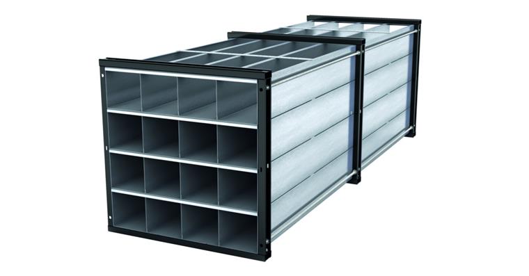 Honeycomb rack W 1,000 x D 3,000 x H 1,000 mm 16 compartments