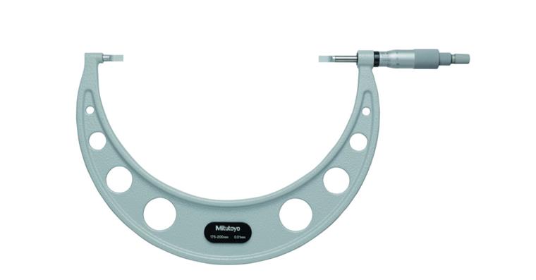 Bügelmessschraube mit schmalen Messflächen 225-250 mm Typ A