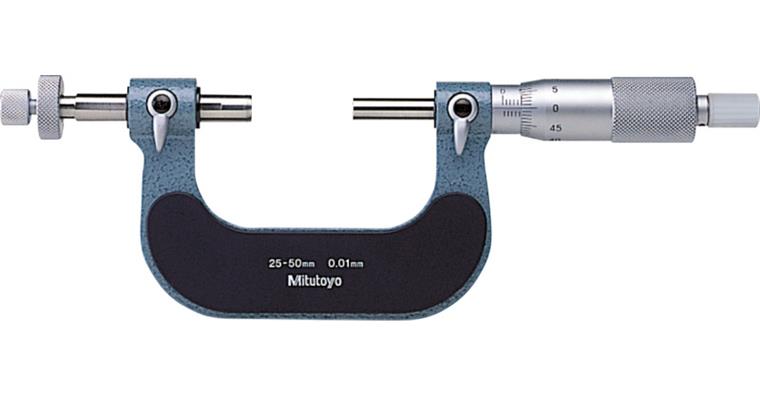 Bügelmessschraube mit wechselbarem Kugelansatz 225-250 mm