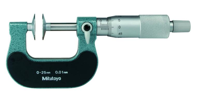 Bügelmessschraube mit Tellermessflächen MB 150-175mm Abl. 0,01mm Teller Ø 20mm