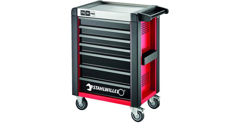 Tool trolley 95/7 Pro 7 drawers 496x827x1020 mm red, RAL 3020