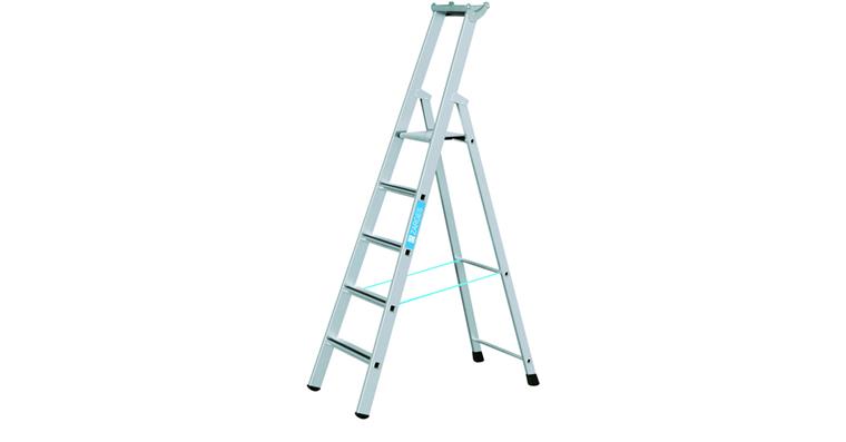 Step ladder 5 steps working height 3.35 m ladder length 2.15 m