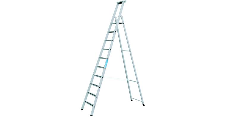 Step ladder 10 steps working height 4.65 m ladder length 3.55 m