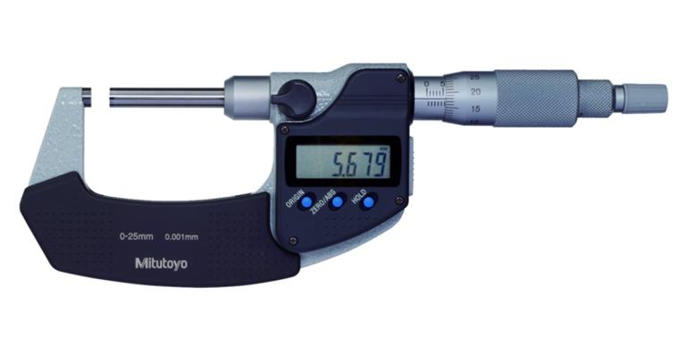 1001358338 Mitutoyo digital micrometer 25-50 mm with non-rotating spindle