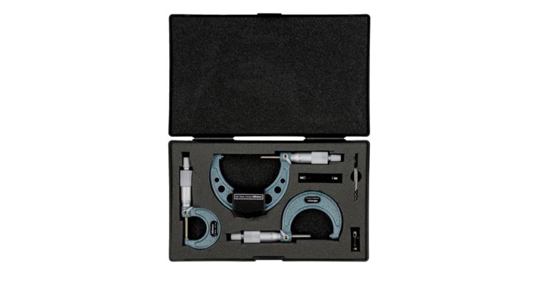 1001350805 Micrometer set 3 pieces 0-75 mm