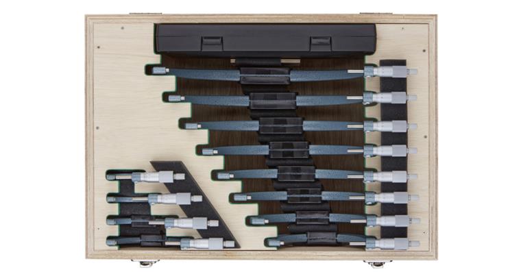1001354767 Micrometer set 12 pieces 0-300 mm