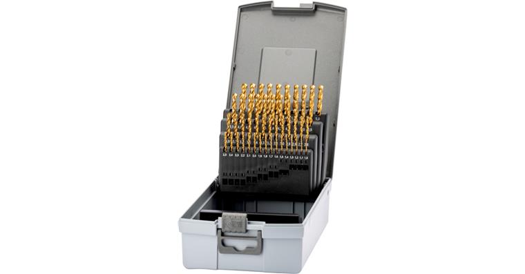 1010053900 ATORN Spiralbohrer-Satz TLP HSSE-TIN DIN 338 1,0-5,9 mm 0,1 in Kassette
