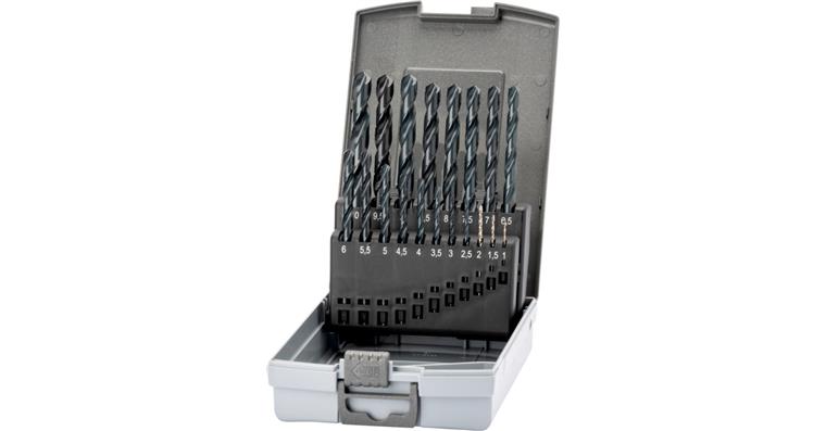 ATORN Spiralbohrer-Satz N HSS DIN 338 1,0-10,0 mm 0,5 in Kassette