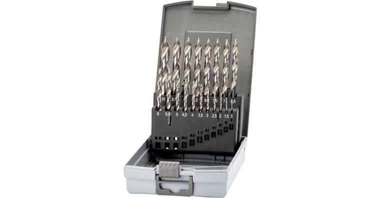 ATORN twist drill bit set STEP DRILL type N HSS vaporised 1-10.5 mm 0.5 and CHD