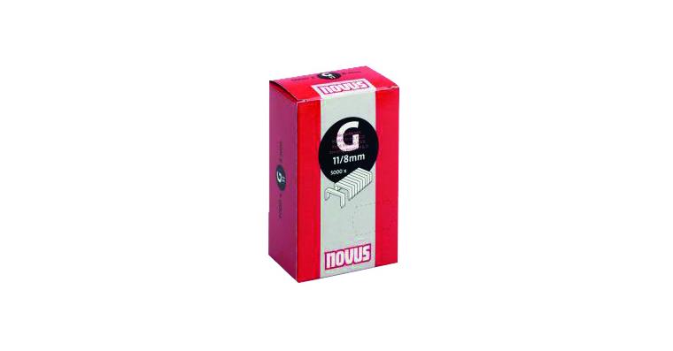 Tacker staples G 11, 8 mm, pack of 5,000 pieces