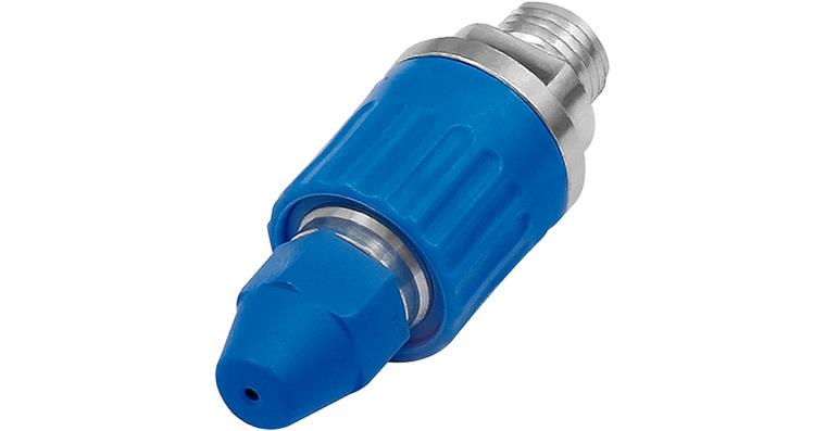 Pressure regulating nozzle 109/44 connection M12x1.5 aluminium/POM
