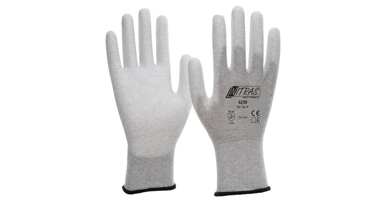 Antistatikhandschuh 6230 paarweise Gr. 8