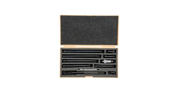 1001351091 2-point internal micrometer 40-300 mm TC with extensions 9 pieces