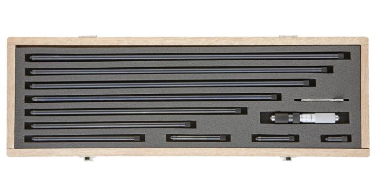 1001351092 2-point internal micrometer 100-1,000 mm TC with extensions 11 pieces