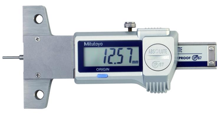 Tread depth measurement gauge 0-25 mm IP67