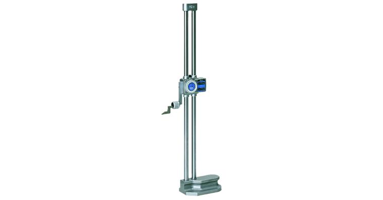 Height measuring device 0-450 mm with dial gauge and double counter