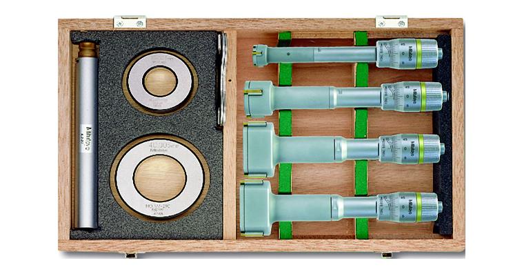 1001352197 3-point internal micrometer set 20-50 mm 7 pieces