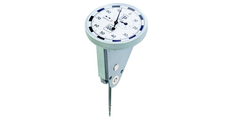 Fühlhebelmessgerät  P-LINE 222GL, perpendikular, 3 mm, 0,01 mm, Ø 40 mm
