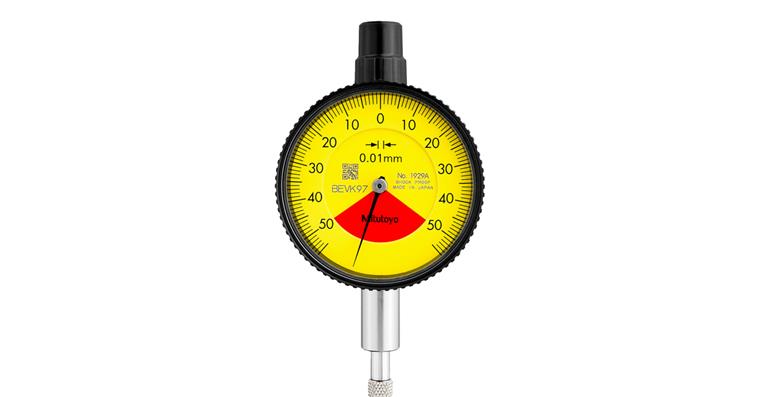 Sicherheitsmessuhr metrisch 1 mm, 0,01mm, mit Öse