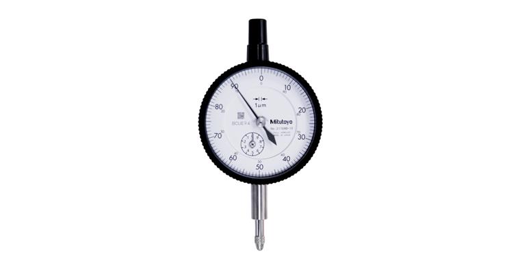 Messuhr metrisch 1 mm, 0,001mm, mit Öse, edelsteingelagert 2110A-10