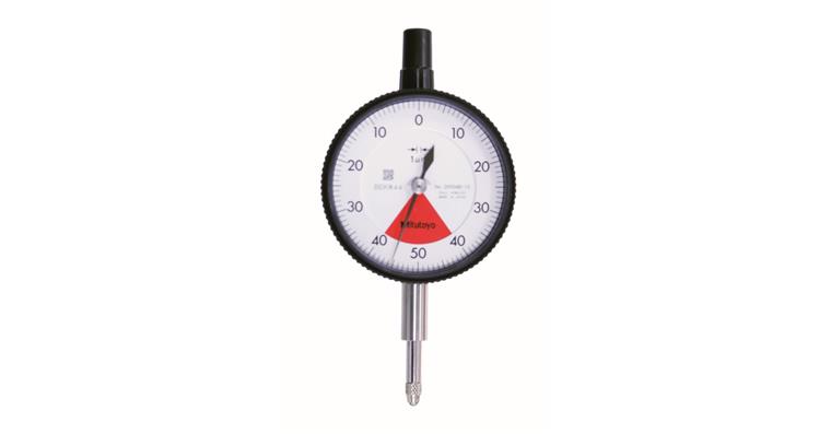 Dial gauge metric 0.08 mm, 0.001 mm, with flat end cover