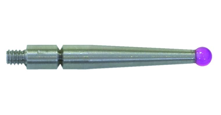 Tastspitze für Fühlhebelmessgerät Rubin Ø 2 mm x 17,4 mm