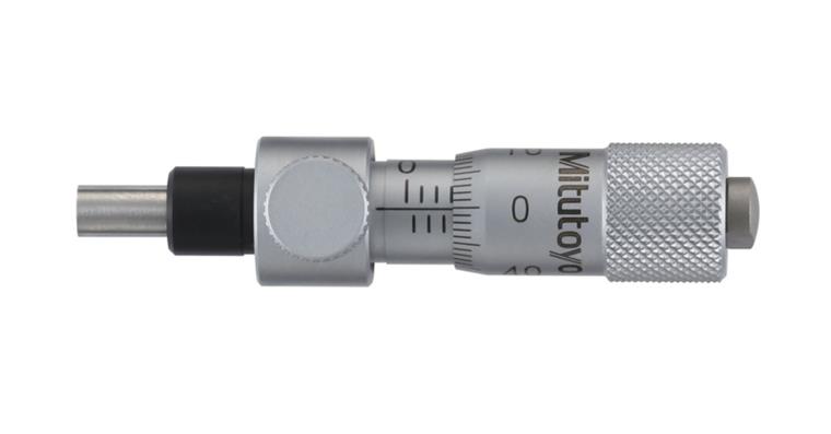 Einbaumessschraube 0-6,5mm mit Feststellung flach ohne Klemmmutter