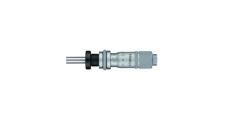 Einbaumessschraube 0-13mm flach mit Klemmmung und Klemmmutter