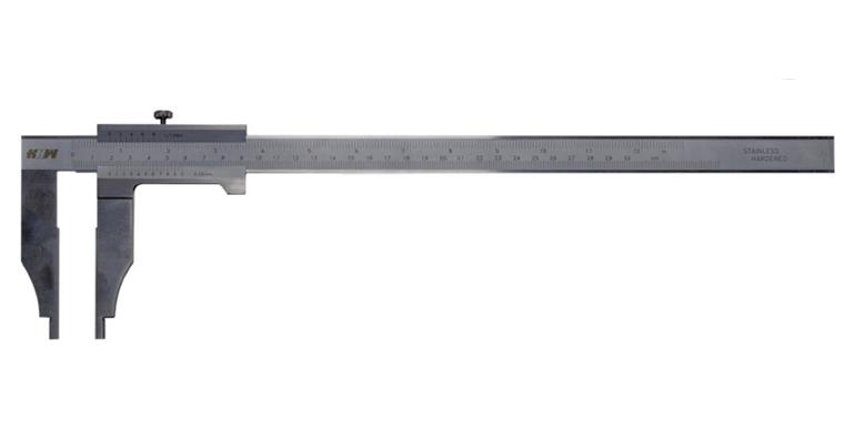 LIZZARD Werkstattmessschieber 0-1000mm ohne Spitze ohne Feineinstellung Auflösung 0,05mm