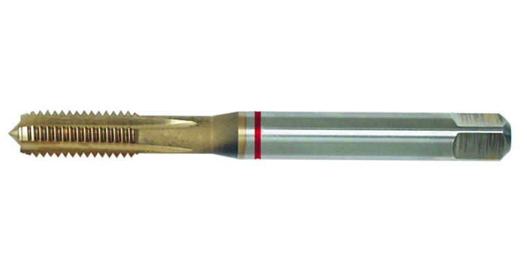 Through hole screw tap M DIN 376 shape C 2xD HSS-E-TiN for grey cast iron M16