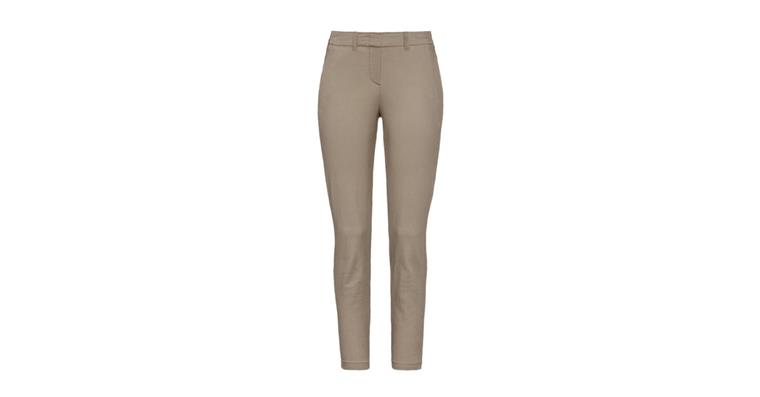 Damen 7/8-Hose Stretch khaki Gr. 2XS