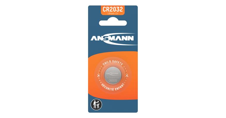 Lithium Knopfzelle CR2032 Pack = 1 Stück