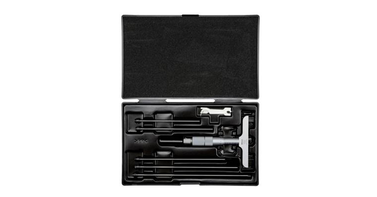 Tiefenmessschraube 0-150mm 101,6x16mm mit 6 Verlängerungen