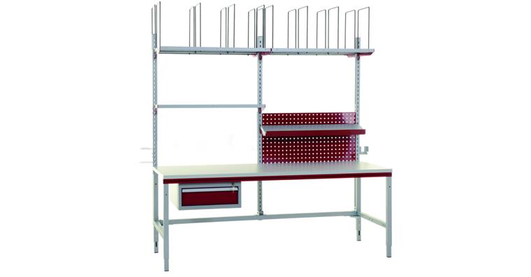 1082302101 Komplettpackplatz FLEX Variante 2 B2000xT800xH690-960mm, RAL9006/3004