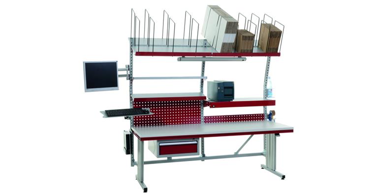 1082303101 Komplettpackplatz FLEX Variante 3 elektrisch B2000xT800xH720-1120mm RAL9006/3003