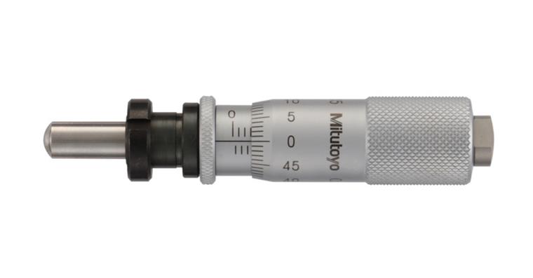 Einbaumessschraube 0-15mm sphärisch (SR 4) mit Klemmmutter