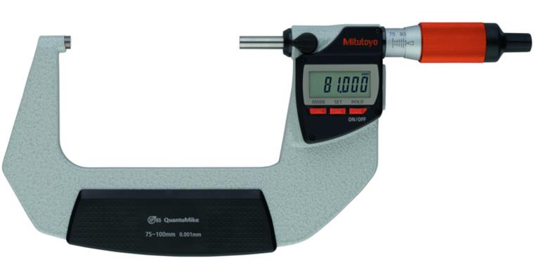 Digitale Bügelmessschraube Messbereich 75-100 mm QuantuMike IP65 Datenausgang