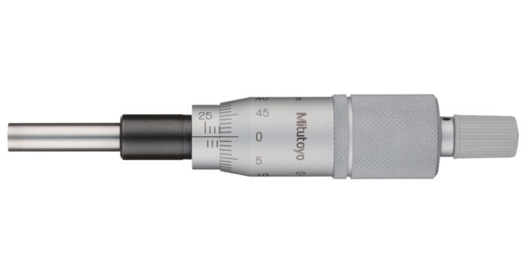 Einbaumessschraube 0-25mm flach ohne Klemmmutter mit Umkehrskale