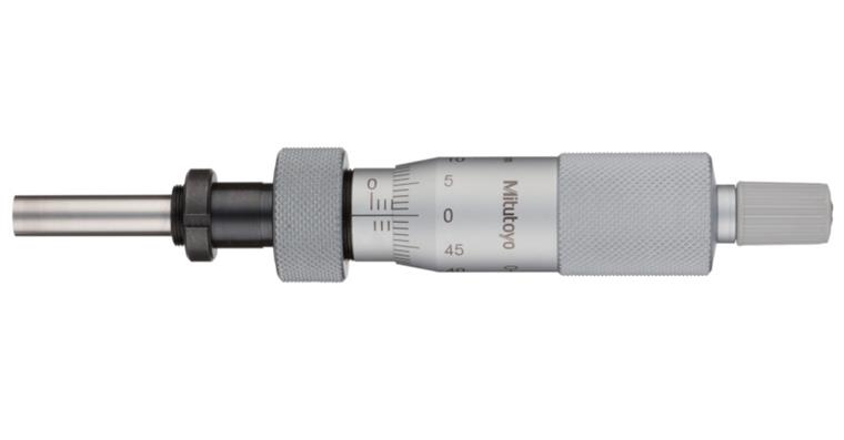 Einbaumessschraube 0-25mm flach mit Klemmmutter